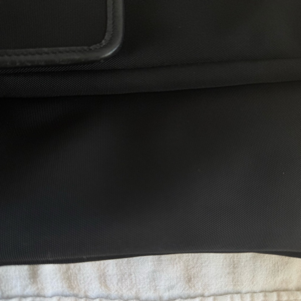 Gucci Black Nylon Leather Trim Work Tote Laptop Business Briefcase Italy - Picture 5 of 7